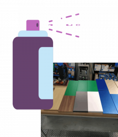 Lakiery w sprayu do mebli