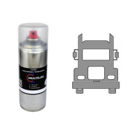 Lakier spray Man 9006 Multilak 400ml aerozol do samochodów ciężarowych połysk