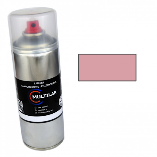 Lakier spray RAL 3015 Multilak 400ml POŁYSK do frontów meblowych, mebli