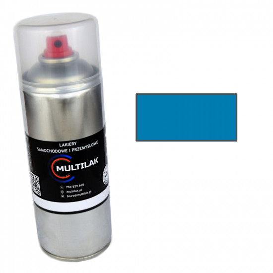 Lakier spray RAL 5015 Multilak 400ml POŁYSK do frontów meblowych, mebli