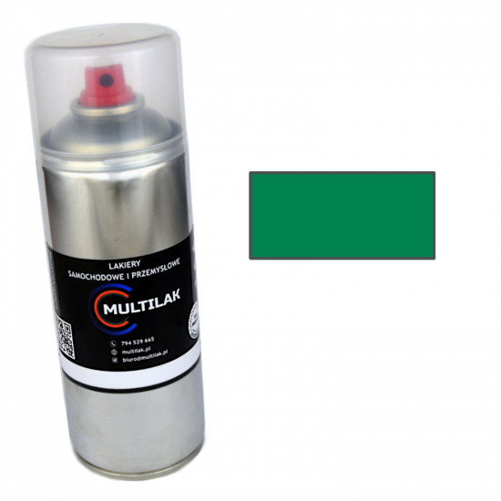 Lakier spray RAL 6024 Multilak 400ml POŁYSK do frontów meblowych, mebli