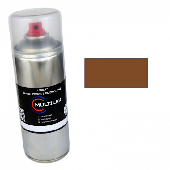 Lakier spray RAL 8003 Multilak 400ml POŁYSK do frontów meblowych, mebli