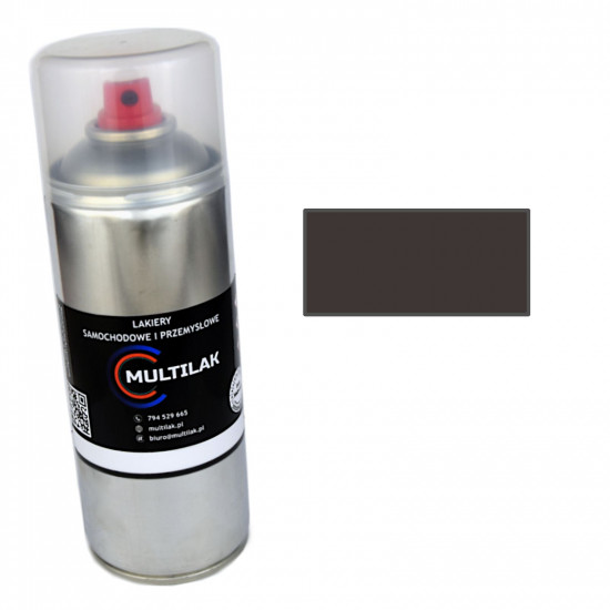 Lakier spray RAL 8019 Multilak 400ml POŁYSK do frontów meblowych, mebli