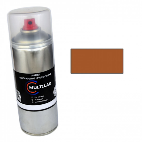 Lakier spray RAL 8023 Multilak 400ml POŁYSK do frontów meblowych, mebli