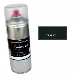Lakier spray RAL 9005 Multilak 400ml POŁYSK do frontów meblowych, mebli