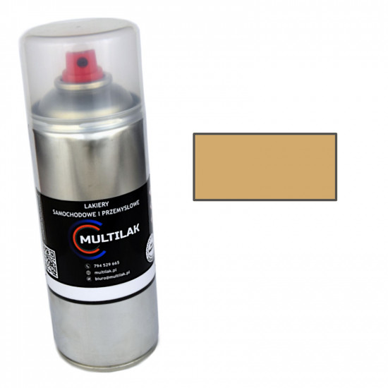 Lakier spray RAL 1002 Multilak 400ml MAT do frontów meblowych, mebli