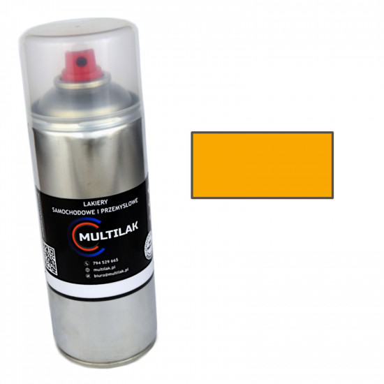 Lakier spray RAL 1003 Multilak 400ml MAT do frontów meblowych, mebli