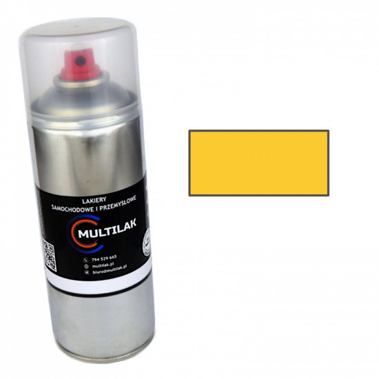 Lakier spray RAL 1018 Multilak 400ml MAT do frontów meblowych, mebli