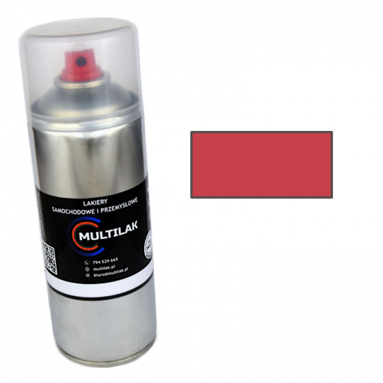 Lakier spray RAL 3018 Multilak 400ml MAT do frontów meblowych, mebli