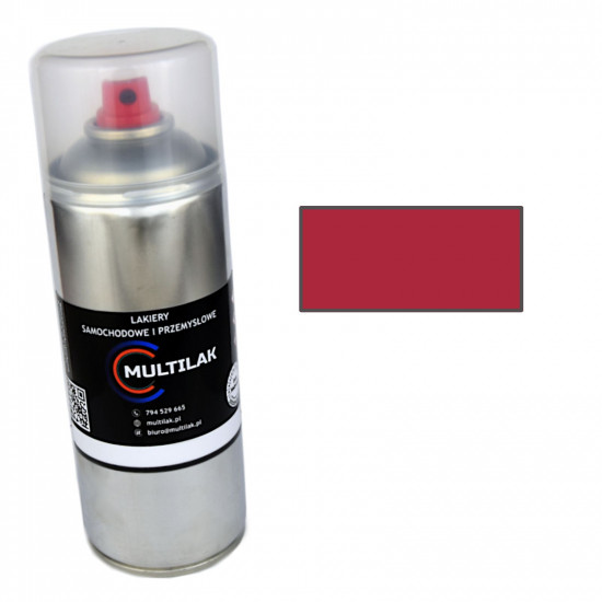 Lakier spray RAL 3027 Multilak 400ml MAT do frontów meblowych, mebli