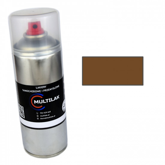 Lakier spray RAL 8008 Multilak 400ml MAT do frontów meblowych, mebli