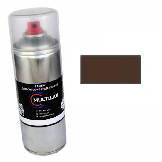 Lakier spray RAL 8014 Multilak 400ml MAT do frontów meblowych, mebli