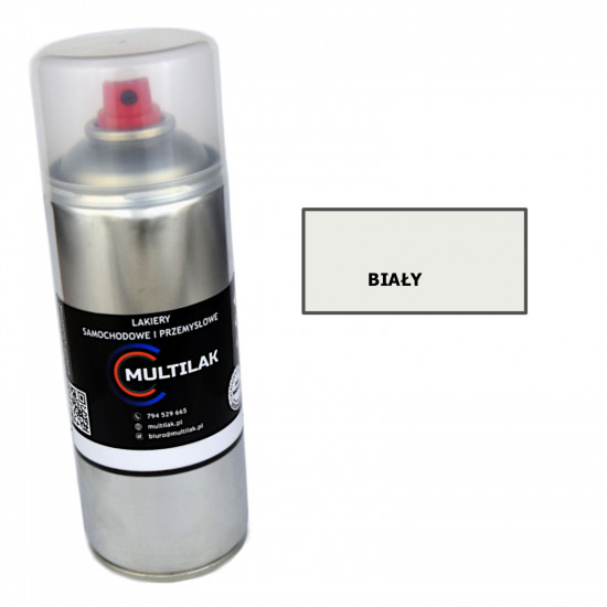 Lakier spray RAL 9003 Multilak 400ml MAT do frontów meblowych, mebli